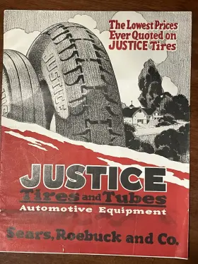 C1918 Sears Justice Tires And Tubes Catalog- Roebuck Co - 32 Pages Good Condition