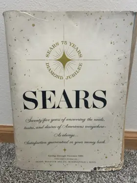Catalog-75th Sears 1961 Anniversary - Spring Thru Summer 1461 Pages Good