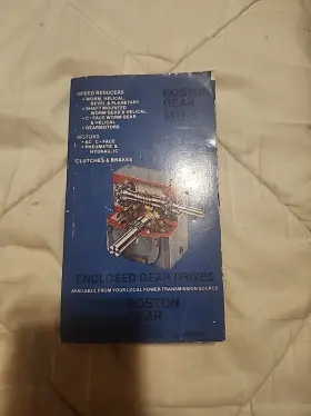 Ed80 Sears Boston Gear Enclosed Drives Catalog 1979 1970s Vintage Motors Brakes