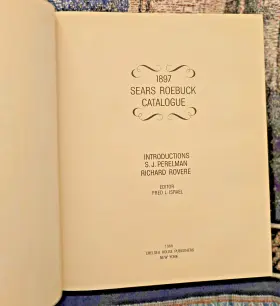 Israel-1968 Sears 1897 Roebuck Catalogue Editor Fred L. Reprint Hardcover