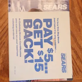 Sears Ms1103 1993 Spring/summer Annual Catalog Booklet With Bonus Certificates
