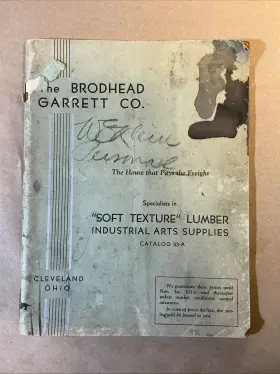 Winte1913-1914 Sears Original 1933 Brodhead Garrettt Co. Lumber Supplies Catalog As Is Inv-p0863