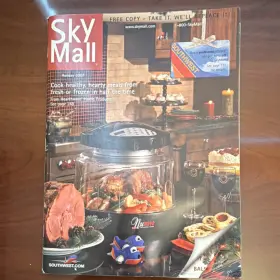 07j1hn43b Skymall 2007 Winter Holiday Illustrated Catalog Southwest Airlines Edition