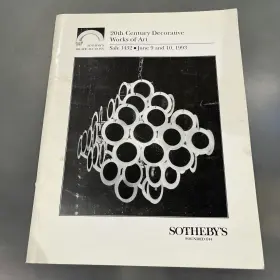 1432 Sotheby S 1322 Sothebys 20th Century Decorative Works Of Art June 1993 Auction Catalog