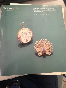 5164 Sotheby S Antique And Period Jewelry Watches Clocks Scientific Instruments 4/84