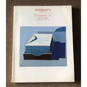 5688 Sotheby S 1988 Ny Auction Catalog Contemporary Art Warhol Calder Thiebaud Dine