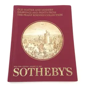 7598 Sotheby S The Franz Koenigs Collection January 23 2001 Auction Catalog
