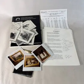 1525 Sothebys #1525 Catalog With Price Realized Sheet 1996 Notes And Loose Photos