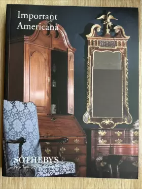 7420 Sothebys 21-22 Important Americana Auction Catalog Jan 2000 New York Sale