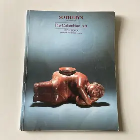 5516 Sothebys Pre-columbian Art Auction Catalogue New York Nov 24 1986 Paperback