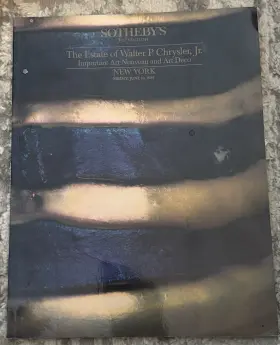 5877 Sothebys 1989 Auction Catalog #5877 Walter P Chrysler Estate Art Deco Tiffany