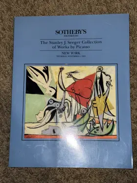 6489 Sothebys The Stanley J. Seeger Collection Of Works By Picasso 1993 Catalog