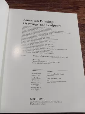 6854 Sothebys American Paintings Drawings And Sculpture May 22 1996 Catalog #3