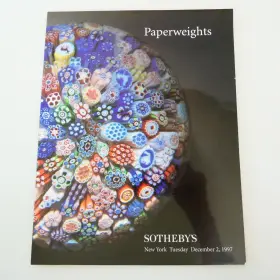 7063 Sothebys Paperweights Auction Catalog December 1997 Sale
