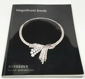 7113 Sothebys Auction Catalog Ny Magnificent Jewels 4-8-98 And 4-9-98 #7113 With Prices
