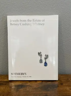 7202 Sothebys Catalog Ny Jewels From Estate Of Betsey Cushing Whitney - 1998 Nyc