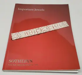 7235 Sothebys Auction Catalog Ny Important Jewels 12-9-98 And 12-10-98 #7235 With Prices