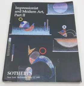 7306 Sothebys New York 12th May 1999 Impressionist And Modern Art Part Ii Catalog