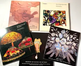 Sothebys Catalogues-1979-1982 5 Fine Art Nouveau And Deco Auction B&w/col Fn