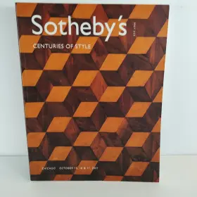 Ch7703 Sothebys Auction Catalog Centuries Of Style Chicago October 15-17 2001