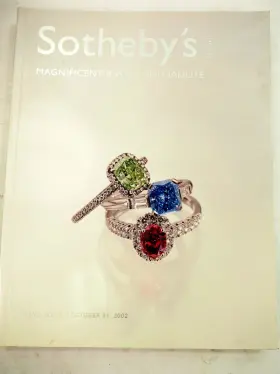 Hk0192 Sothebys Magnificent Jewels And Jadeite Auction Catalog Hong Kong Oct. 2002