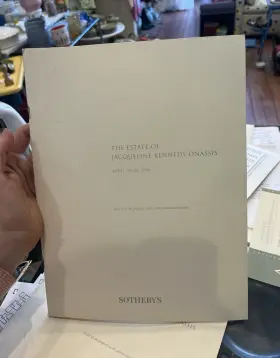 Sothebys Jko-6834 Estate Of Jacqueline Kennedy Onassis Auction Catalog 1996 Absentee