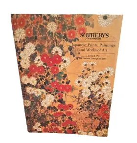 Ln5369 Sothebys Sotheby S Auct Catalog Japanese Prints Paintings And Works Of Art 1995