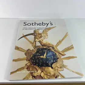 N07921 Sothebys 19th Century Furniture And Decorative Works Of Art 2003 Catalog