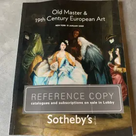 N08517 Sothebys Auction Catalog 2009 19th Century Master European Art Reference