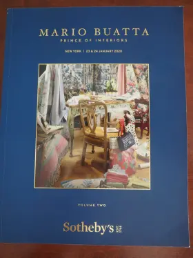 N10304 Sothebys Auction Catalog January 2020 Mario Buatta Vol 2
