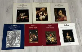 War1984-1989 Sothebys Catalogs Old Master And British Paintings 1984-1989 Lot Of 7