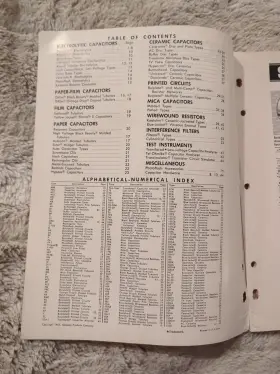 C-614 Sprague Vintage 1961 Catalog - Capacitors Resistors Printed Circuits Sc #2