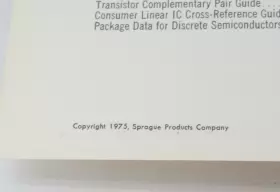 Ind-841a Sprague 1975 Semiconductors Catalog Short Form Vintage Tech #2