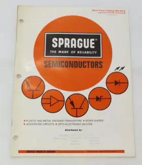 Ind-841a Sprague 1975 Semiconductors Catalog Short Form Vintage Tech