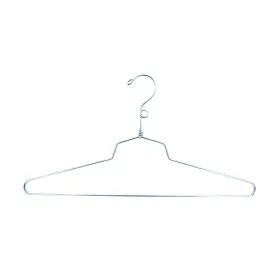 24117-100 Sswbasics Shirt Hangers - 18 Inch Chrome Metal Case Of 100