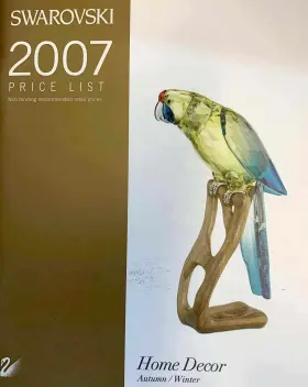 1270610 Swarovski Crystal 2007 Price List Home Decor Catalog Nos Rare Book