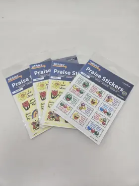 Tabbies 084371582013 New Christian Praise Stickers Lot Of 4 Packages- 216