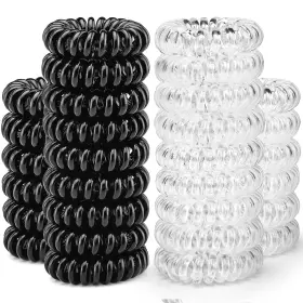 Dhq-4-hb-20a Tailaimei 20 Pcs Spiral Hair Ties No Crease Coil Phone Cord For Th
