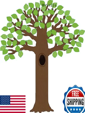 B00hs5vd10 Teacher Created Resources Tcr5435 Big Tree Polka Dot Leaves Bulletin Board Classroom Decor