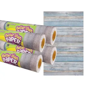 B0bgkrbtj1 Teacher Created Resources Tcr Better Than Paper Bulletin Board Roll 4ftx12ft Beachwood - 4 Rolls