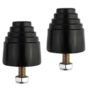 Qph6151 Tecledsn 2pcs Suspension Bump Stop Rear Leaf Spring Bumpers Stops Kit With Nuts