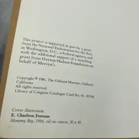 1890-1930 The Oakland Museum Art Exhibition Catalogue 1981 Impressionism California View Paintings Exhibit #3