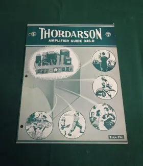 344-e Thordarson 346-d 1942 Electric Mfg. Amplifier Guide No.