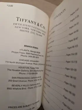 Catalog1980-1981 Tiffany & Co. And Vintage 4x6 Blue Book 216 Page #2