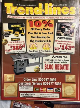 522c1 Trend Lines Trend-lines Catalog Plus Lot Of 8 Tools And Supplies For Woodworking #2