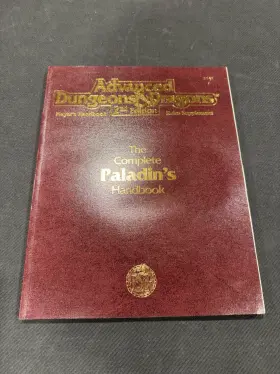 2147 Tsr Ad&d 2e Complete Paladins Handbook Rules Supplement 1994