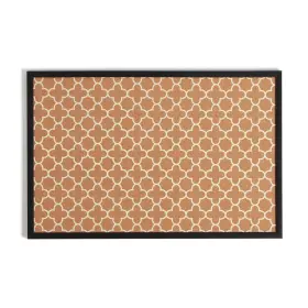 B01girqhxw U Brands Cork Bulletin Board 36 Inch X 24 Black Wood Style Frame Quatrefoil Desi
