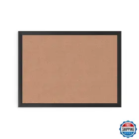 B07jc8h58d U Brands Cork Bulletin Board 24x18 Black Aluminum Frame Industrial Grade Pinning