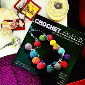 Unique 781844482542 Crochet Jewelry 40 Beautiful And Designs Yarn Accessories