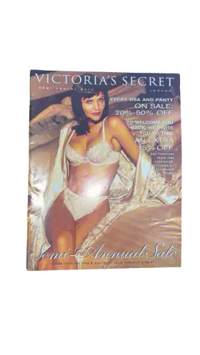 Ys118-710 Victorias Secret Semi-annual Sale Catalog 1997 Spring Fashion And Lingerie